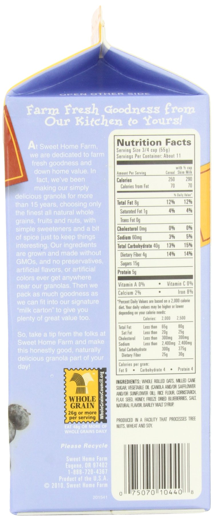 Sweet Home Granola Blubry Flx