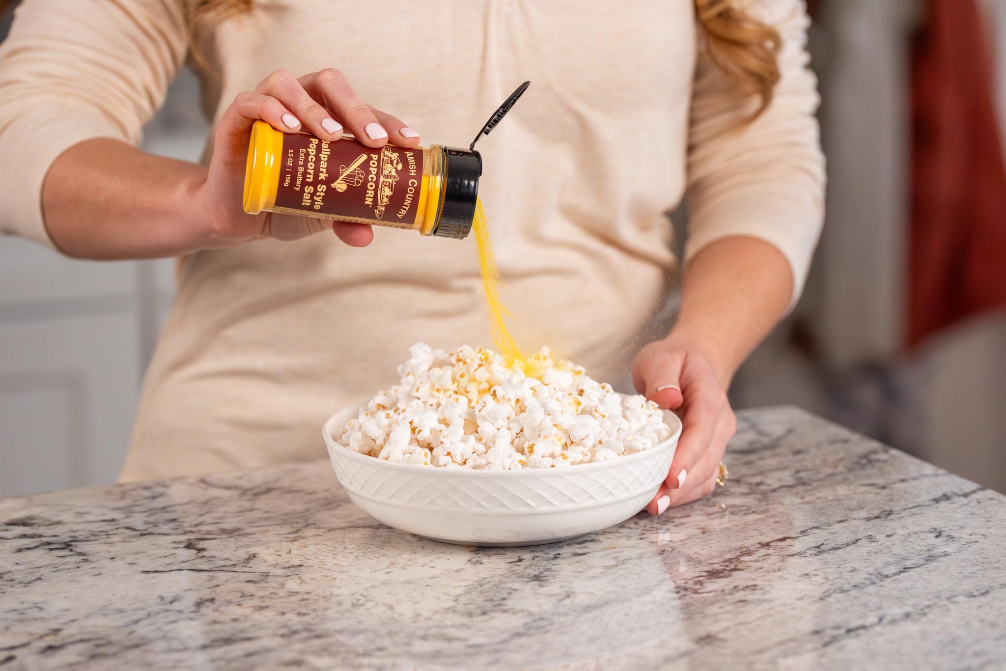 Amish Country Popcorn | Ballpark ButterSalt Popcorn Salt - 5.5 oz Bottle | Old Fashioned, Non-GMO and Gluten Free (5.5 oz Bottle)