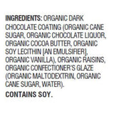 Organic Raisins; Dark Chocolate