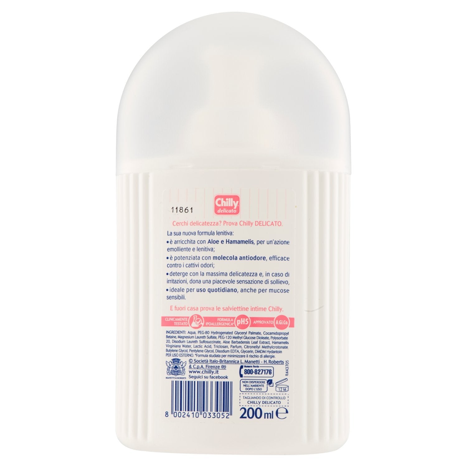 Chilly - Detergente Intimo Delicato 200 ml by Chilly