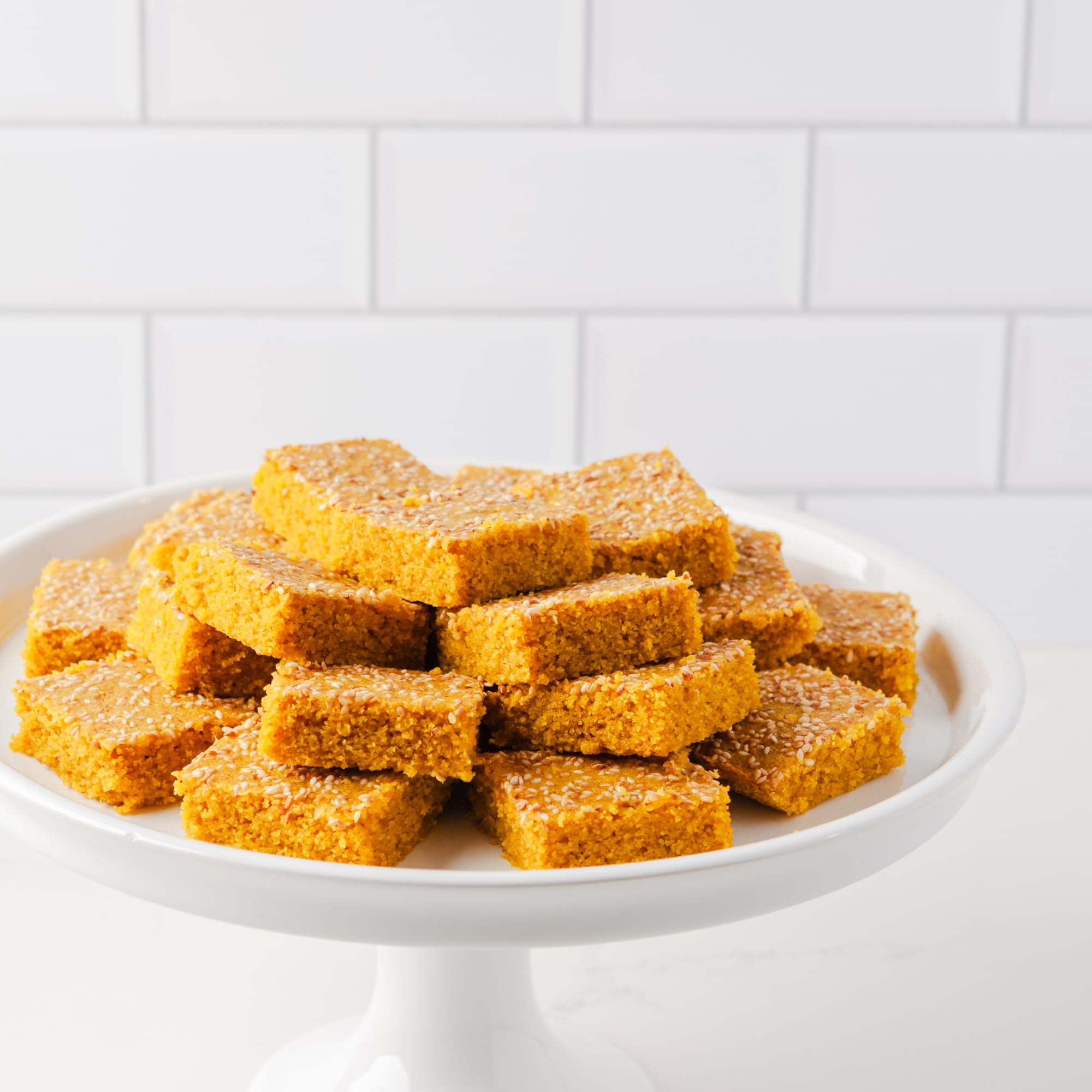 Beituti Turmeric Cake Mix with Semolina, Lebanese Sfouf Dessert, Vegan & Dairy Free, Just Add Oil & Milk, 14.1 oz 2 Pack