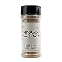 Olive & Vine Ground Bay Leaves, Aromatic Herb, Seasoning for Soups, Stews, and Sauces, Rich Tradition, Authentic Taste, For Global Recipes (3.20