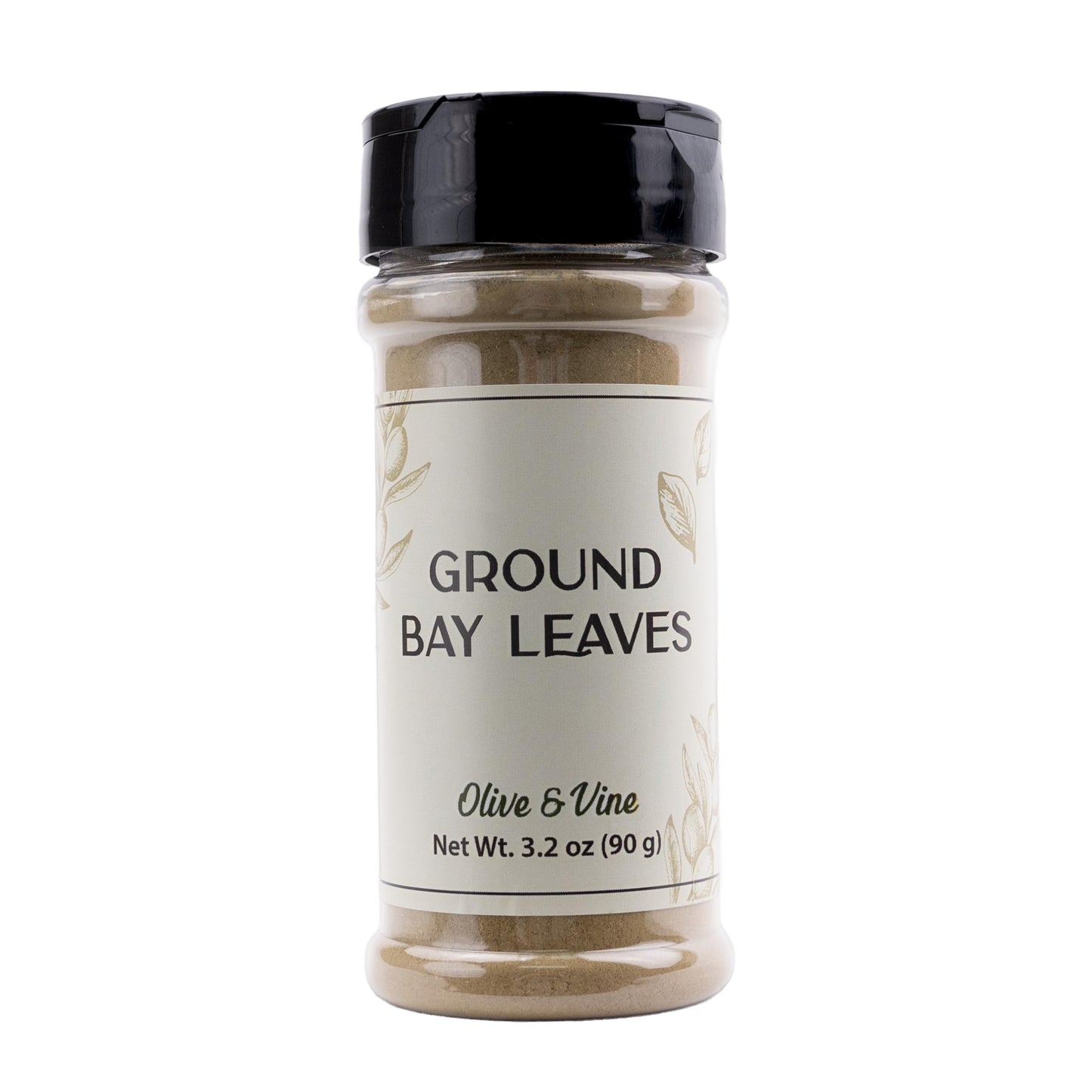 Olive & Vine Ground Bay Leaves, Aromatic Herb, Seasoning for Soups, Stews, and Sauces, Rich Tradition, Authentic Taste, For Global Recipes (3.20