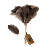 Ostrich Feather Duster for Cleaning-Furniture Dusters with Handle Ddzmz Hand Duster with Fluffy Natural Genuine Feather Reusable Household Duster