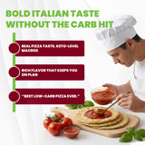WiO SmartFoods™ 7.5" Pizza Crusts, Low-Carb, 3-Count., Protein-Rich Pizza Dough, Keto-Friendly, Fat-Free, Delicious Fresh Flatbread for Homemade
