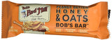 Bob's Red Mill Honey Oat Peanut Butter Bars, 1.76 Oz, Pack Of 12