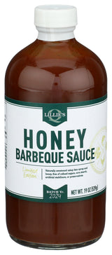 Lillies Q Honey Barbeque Sauce, 19 OZ