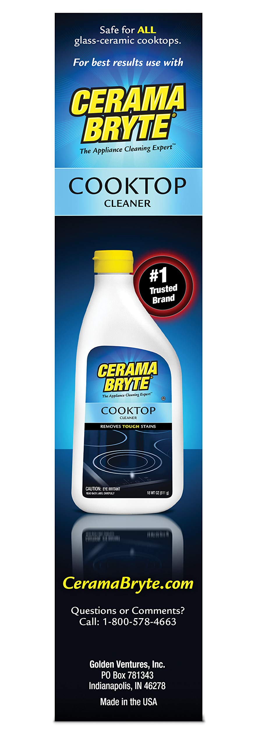 Cerama Bryte Cooktop Cleaning Pads, 10-Count 2 Pack