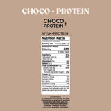 PUR Cold-Pressed Juice - Nut Mylk + Daily Protein 18 Pack - Choco - Plant-Based Drink with Almond & Coconut Milk, Dates, Pea Protein, Cocoa, Cinnamon