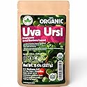 Organic Uva Ursi Dried Leaves - 8Oz (REAL WILD HARVEST) | 100% USDA Certified Organic | Loose Leaf (Arctostaphylos Uva-Ursi aka Bearberry Leaves aka