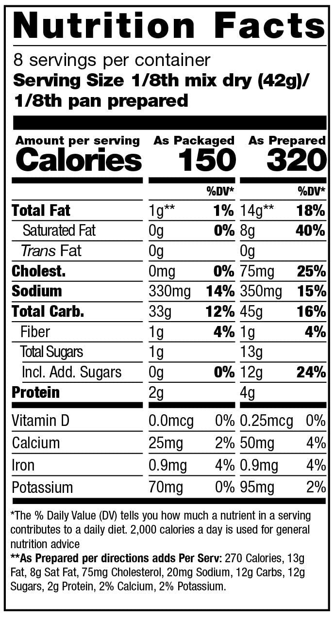 Pamela's Corn Bread Muffin Mix 12 Oz (Pack of 6)