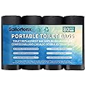 Sailortenx 80 Compostable Poop Bags: 8 Gallon, 5 Gallon Bucket & Outdoor Camping Disposable Biodegradable Waste Bags