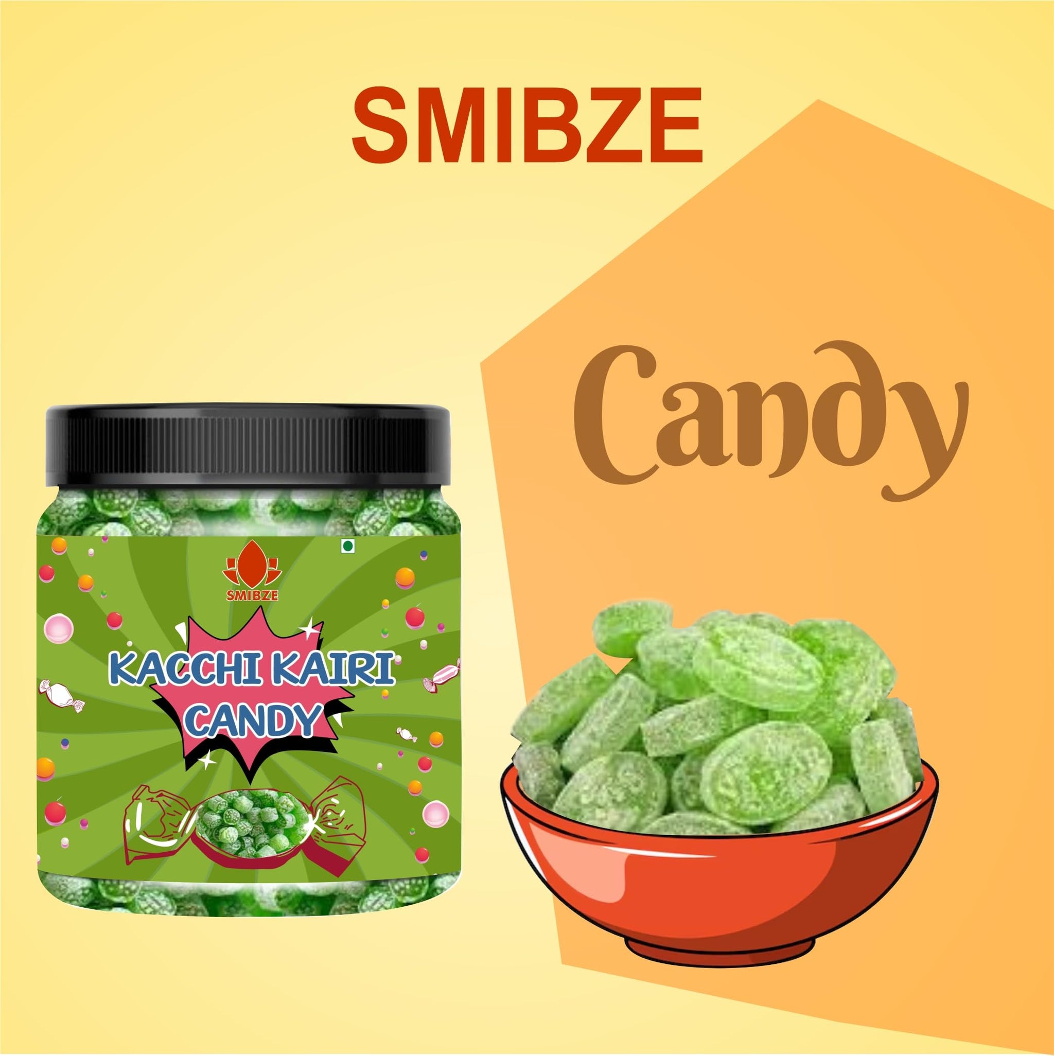 SMIBZE Natural Kacchi Kairi Candy 250 GM (Pack of 1) SMIBZE