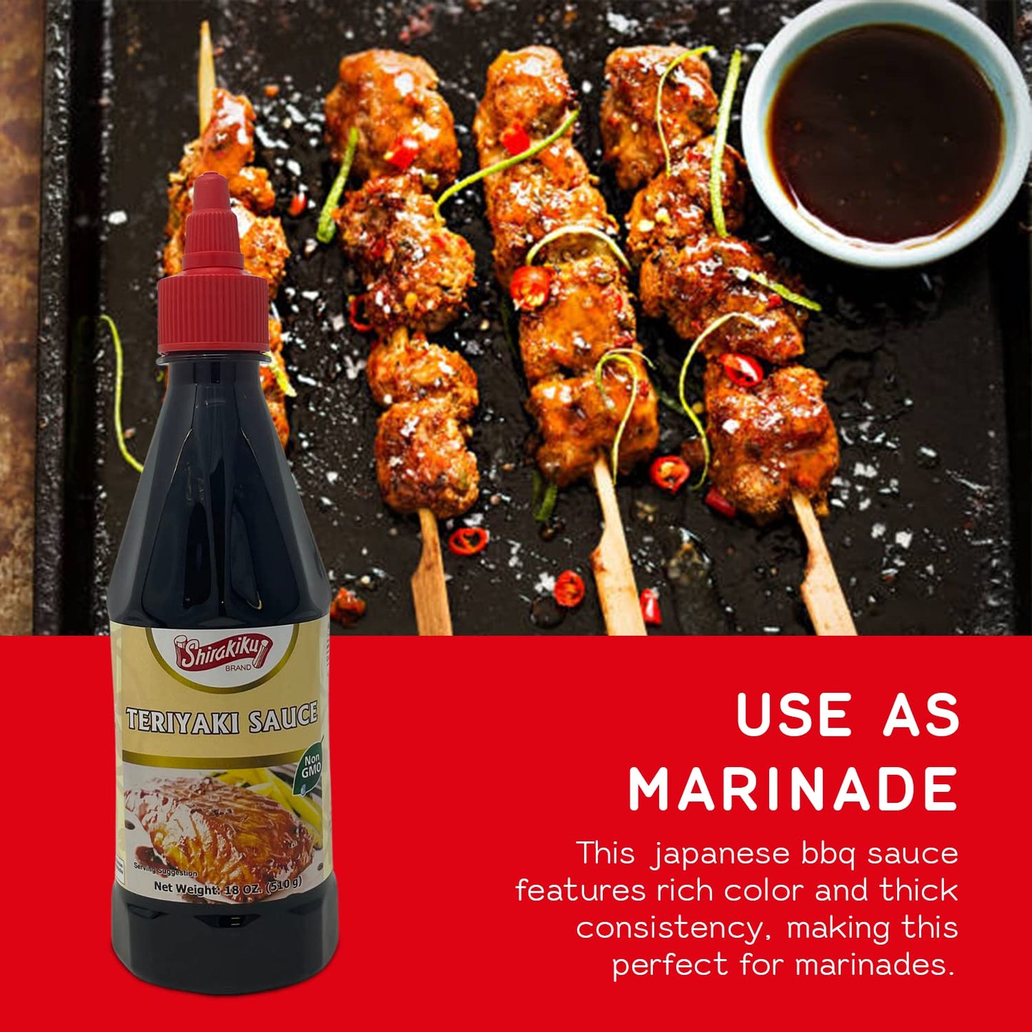 Shirakiku Asian Sauces 18oz (Teriyaki Sauce)