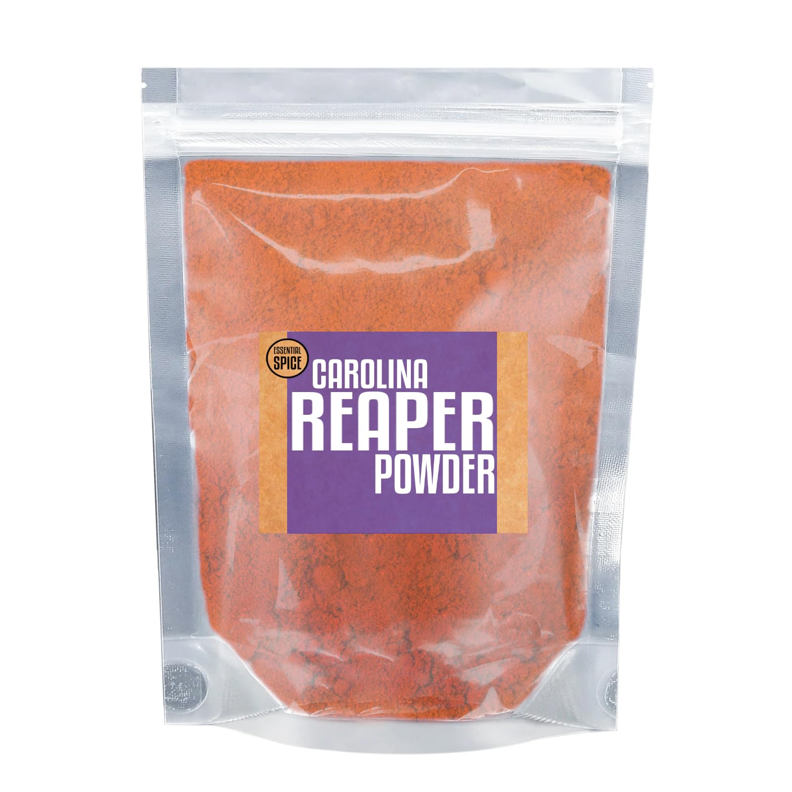 Essential Spice Carolina Reaper Chili Powder, 8 oz - Extremely Hot Ground Pepper with Fruity, Smoky Flavor - Made from 100% Pure Reaper Chilies