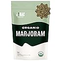 J Mac Botanicals Organic Marjoram (5 oz), dried herb, great for cooking and herbal tea