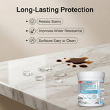 Turoco Marble Polish & Shine Restorer for Countertops, Granite & Quartz Cleaner, Stone Polishing Paste for Natural & Engineered Surfaces, Restore