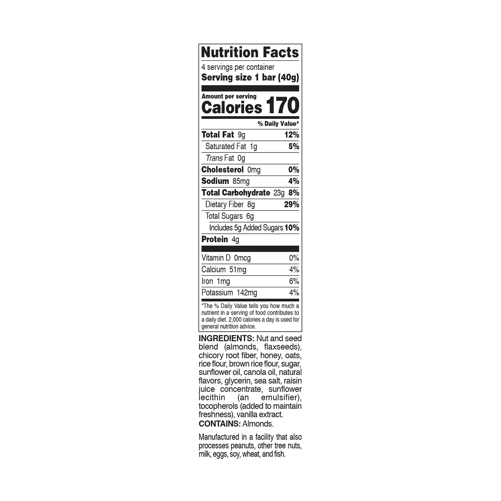 This Saves Lives Madagascar Vanilla Almond & Honey Bar, 1.4 OZ