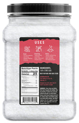 Citric Acid 2.2 LB Jar - Pure, All Natural, Food Grade, Non-GMO Citric Acid Powder for Cleaning, Bath Bombs, Preserving | Fine Granular & Premium