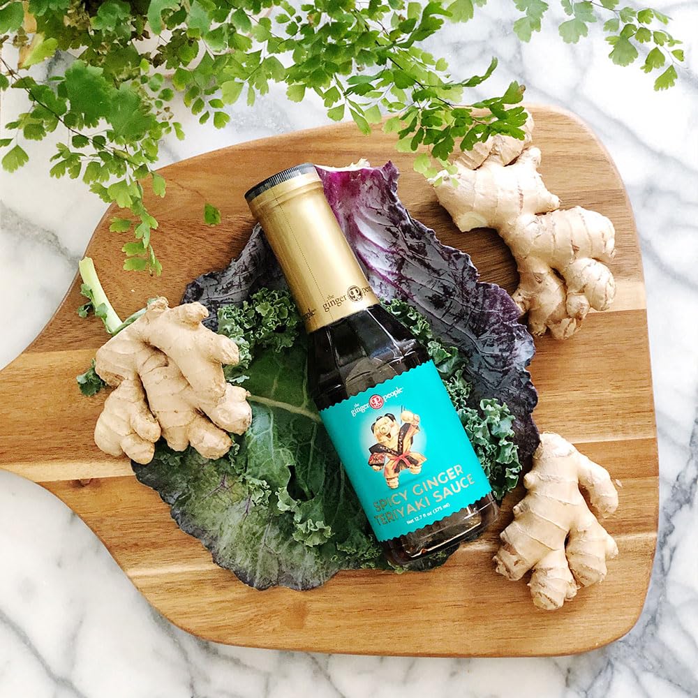 The Ginger People Spicy Ginger Teriyaki Sauce, 12.7oz (Pack of 12)