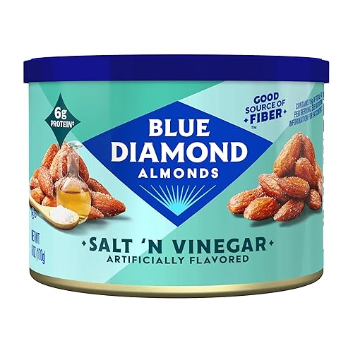 Blue Diamond Almonds, Bold Salt 'n Vinegar, 6 Ounce