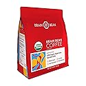 Brain Bean Organic Coffee - Smooth Taste & Rich Medium Roast - High Antioxidant & USDA certified organic for Cognitive Support, Mood Enhancement