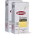 Granoro Lasagne Oven Ready Pasta Sheets #121 - Authentic Italian Durum Wheat Semolina pasta for Baking, 17.6oz Bags (Pack of 2)