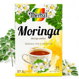 Moringa Té (Moringa Oleifera Tea) - 25 Tea Bags - Vegan, 100% Natural - Premium Therbal Brand