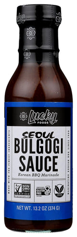 Lucky Foods, Korean BBQ Bulgogi Sauce, 13.2 Ounce
