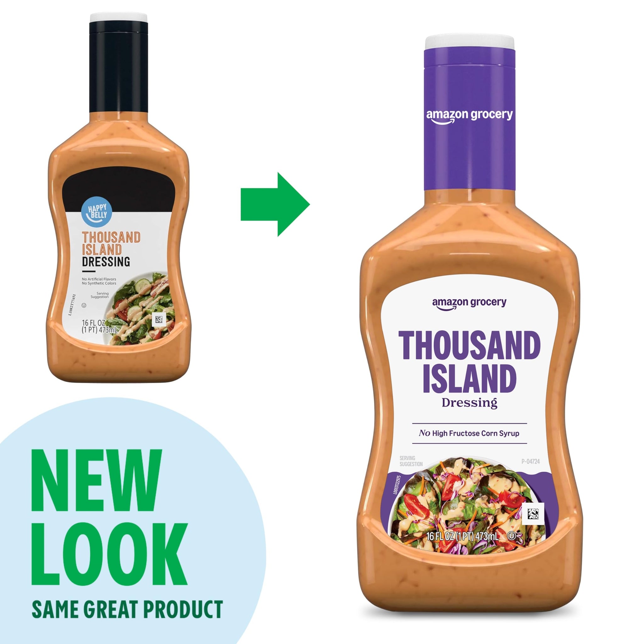 Amazon Grocery, Thousand Island Dressing, 16 Fl Oz