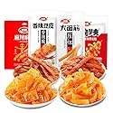 Chinese Spicy Snack Variety Pack, 4 Flavors - soybean skin, Gluten Strips, Konjac Jelly, Spicy Bars, Non-Fried, 60g-80g Bags
