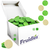 St. Patrick's Day White Milk Chocolate Coins, Green Foil Design Chocolate Gelt in Leprechaun Box, Dairy Milk Chocolate, Kosher Dairy (10 Pounds