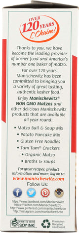 MANISCHEWITZ Thin Tea Matzo, 10-Ounce Boxes (Pack of 8)