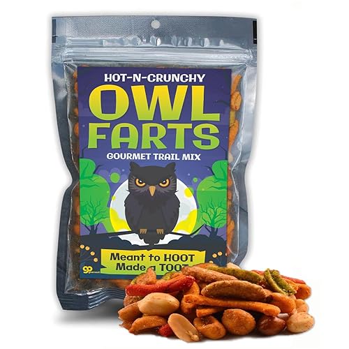 Spooky Owl Gourmet Trail Mix - Spicy Trail Mix for Owl Lovers