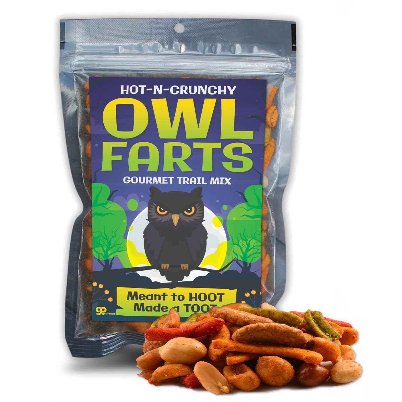 Spooky Owl Gourmet Trail Mix - Spicy Trail Mix for Owl Lovers