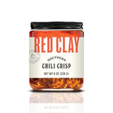 Red Clay Chili Crisp - Crunchy Garlic Chili Oil | Spicy Chili Crisp | Gluten Free Chili Crisp | 8oz Paleo Friendly Crisp | Shallot Chili Crisp |