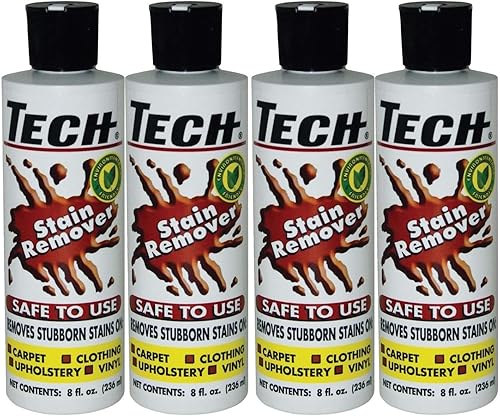 TECH Multi-Purpose Stain Remover | For Carpet, Clothes, Baby, Furniture, Pet, Upholstery, Laundry, Rug Stains | Red Wine, Blood, Coffee, Armpit Stain