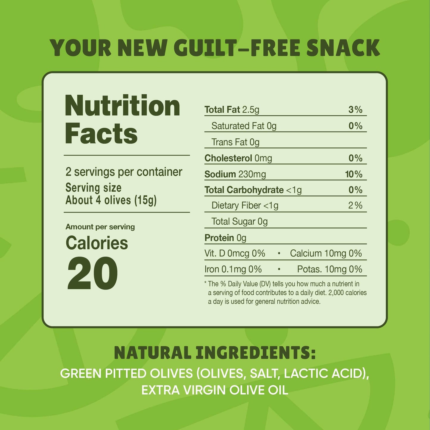 Freestyle Snacks Olive Snack Packs - 24 Pack Variety - Original Green, Hot & Spicy, Lemon Garlic, and Kalamata - Grown in Greece, All Natural