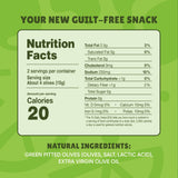 Freestyle Snacks Olive Snack Packs - As Seen on Shark Tank - Single Serve - Fresh Pitted Green Olives, Grown in Greece, All Natural, Non-GMO