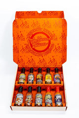 Torchbearer Sauces Hot Sauce Variety Pack, Featured on Hot Ones, All Natural, Extract Free, Gift Set, Made in USA, 5 oz Bottles, 10 Pack