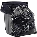 Aluf Plastics 20-30 Gallon 1.2 MIL Black Heavy Duty Garbage Bags - 30" x 36" - Pack of 250 - for Contractor, Outdoor, Construction, & Storage