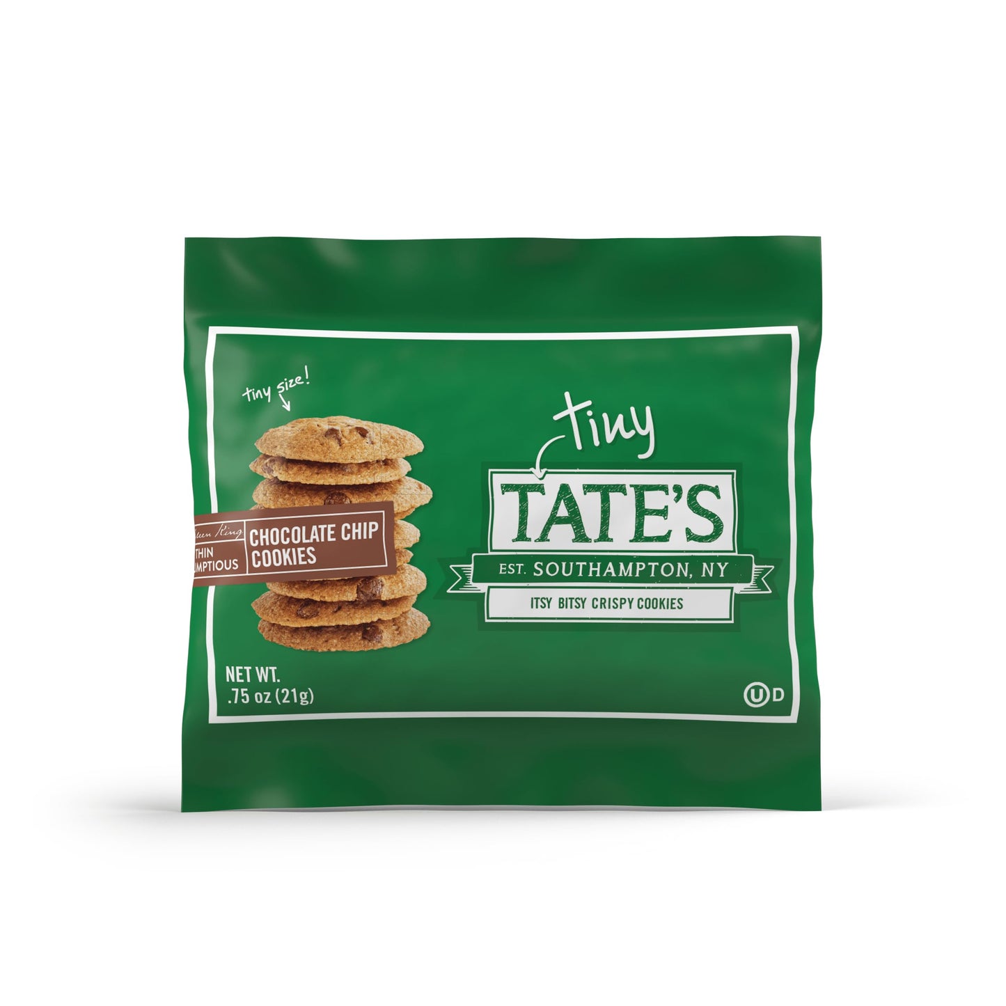 Tate's Bake Shop Tiny Chocolate Chip Cookies, 10 Snack Packs