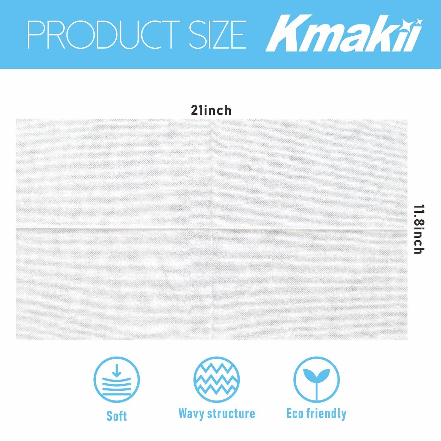KMAKII Handi Wipe Reusable Cloths - Multi-Purpose Disposable Dish Cloths and Towels, Ultra Absorbent, Fast-Dry, Durable Cleaning Wipes for Kitchen