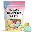 Swedish Candy Mix - Sour Gummies & Gummy Skulls, Vegan Chewy Candy Variety - Imported Scandinavian Treats in 8oz Resealable Bag - Fruity, Bouncy