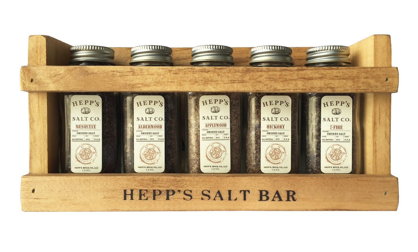HEPP'S Salt Co. Smokehouse Collection- Mini Salt Bar Gift set