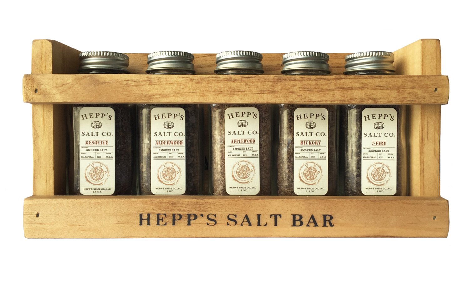 HEPP'S Salt Co. Smokehouse Collection- Mini Salt Bar Gift set