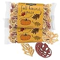 Pastabilities Fun Shaped Pasta for Kids - Fall Festival - Pumpkin and Leaf Holiday Theme, Non-GMO Natural Wheat and Vegetable Pasta, All-Natural