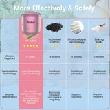Fridge Deodorizer - 1 Pack Refrigerator Odor Eliminator, Lasts 10 Years, Chemical-Free Fresh Odor Eliminator Kit, More Effective Than Baking Soda