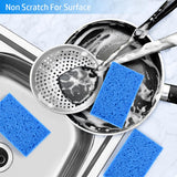 Mcyye 4PCS Compressed Kitchen Sponges for Household Use, Zero Scratch Scrub Dish Sponge Kitchen, Dual Sided Multipurpose Cleaning Sponges for Dishes