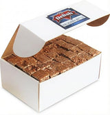 Gourmet Macadamia Brittle by It's Delish, 6 LBS Bulk Box - Old Fashion Style Macadamias Brittle in Square Cut Pieces - Sweet & Crunchy Candy in Bulk